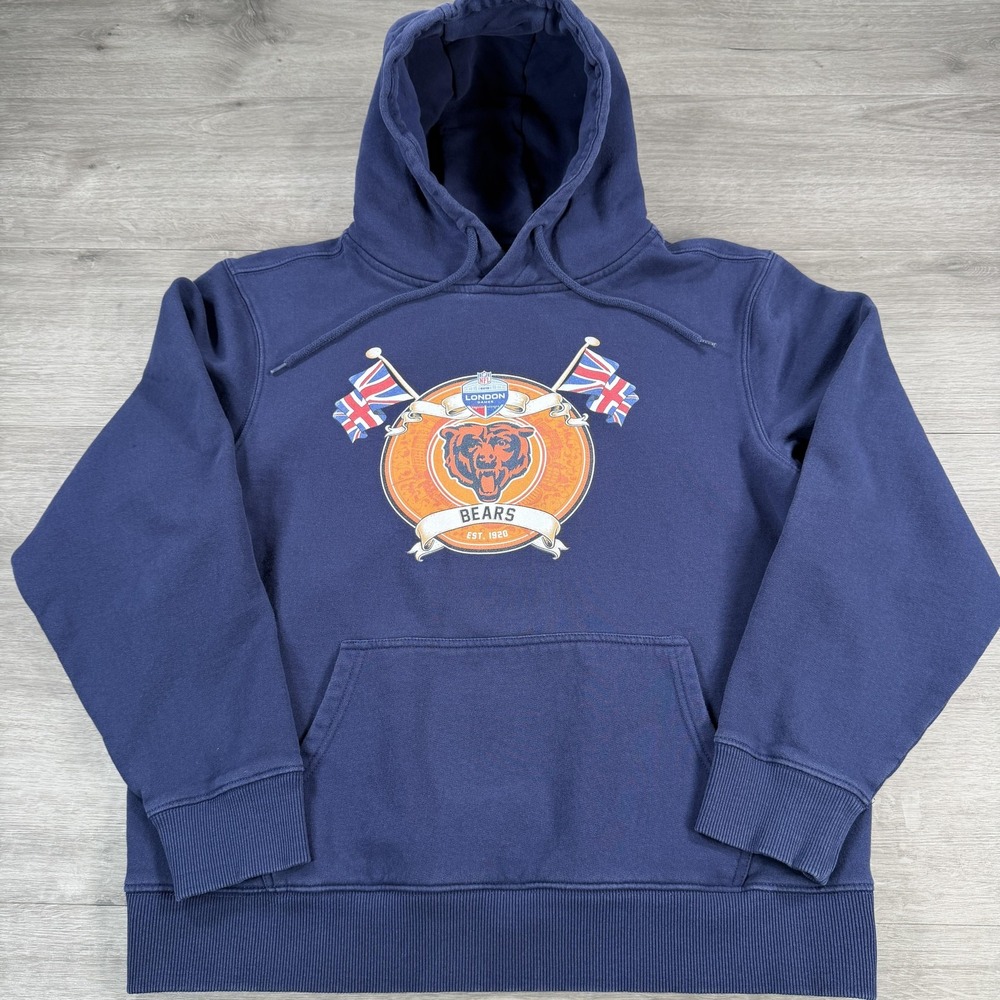 Chicago Bears Hoodie Sweatshirt NFL Football London 22x24 READ